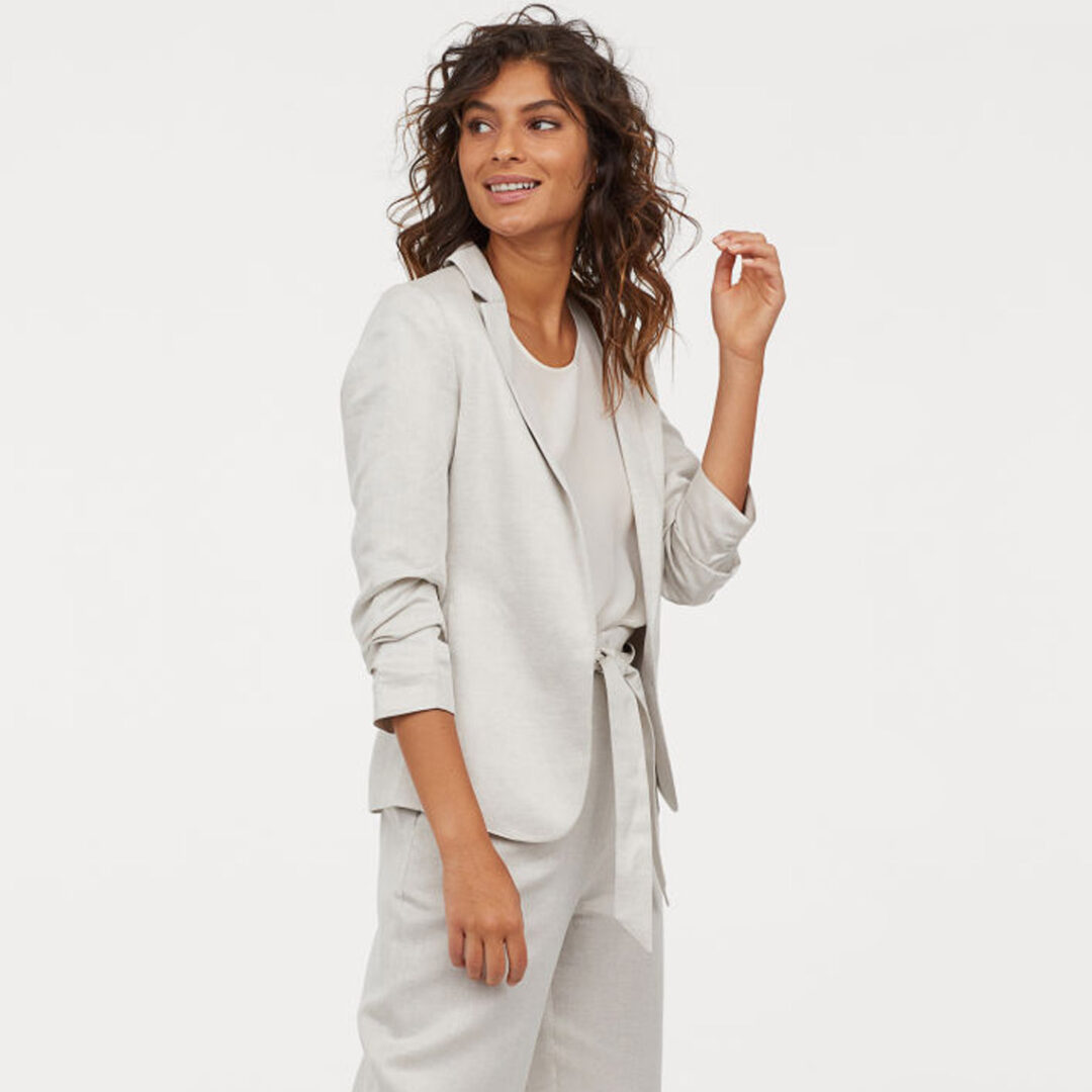 Linen-Blend Jacket - Image 2