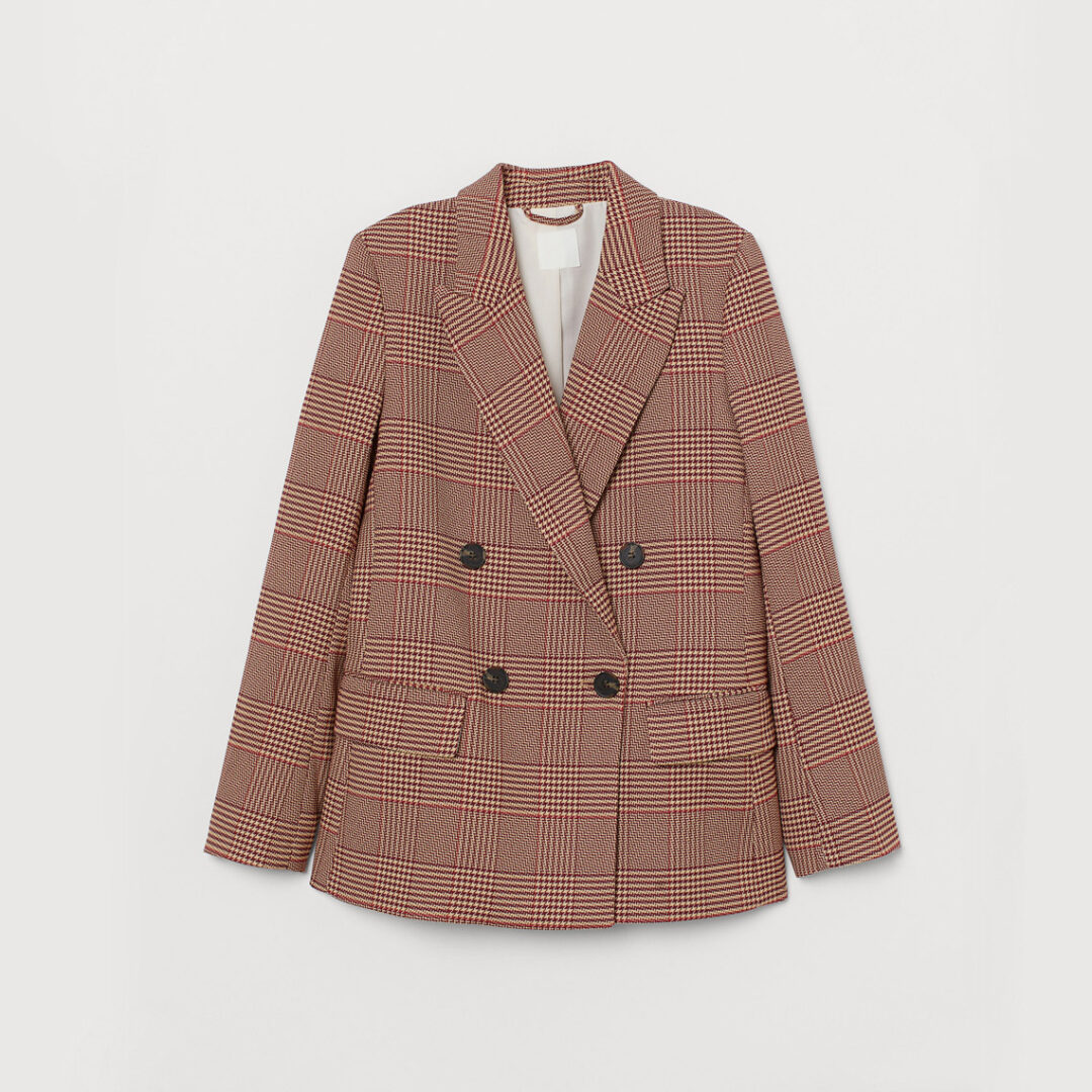 Jacket Beige Checked - Image 4